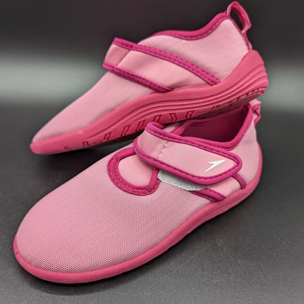 Speedo Water shoes Little Girls Pink Size XL Kids 11/12 Mary Janes Slip on